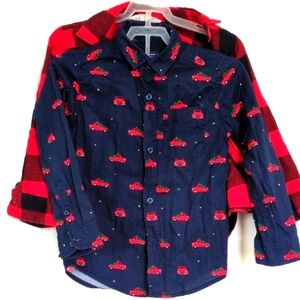 H&M Red and Black Checkered Kids Jacket